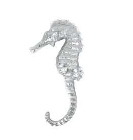 David Christophers Metallic Seahorse Ornament 6 Inch Silver