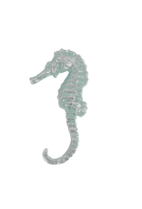 David Christophers Metallic Seahorse Ornament 6 Inch T-Blue