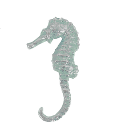David Christophers Metallic Seahorse Ornament 6 Inch T-Blue