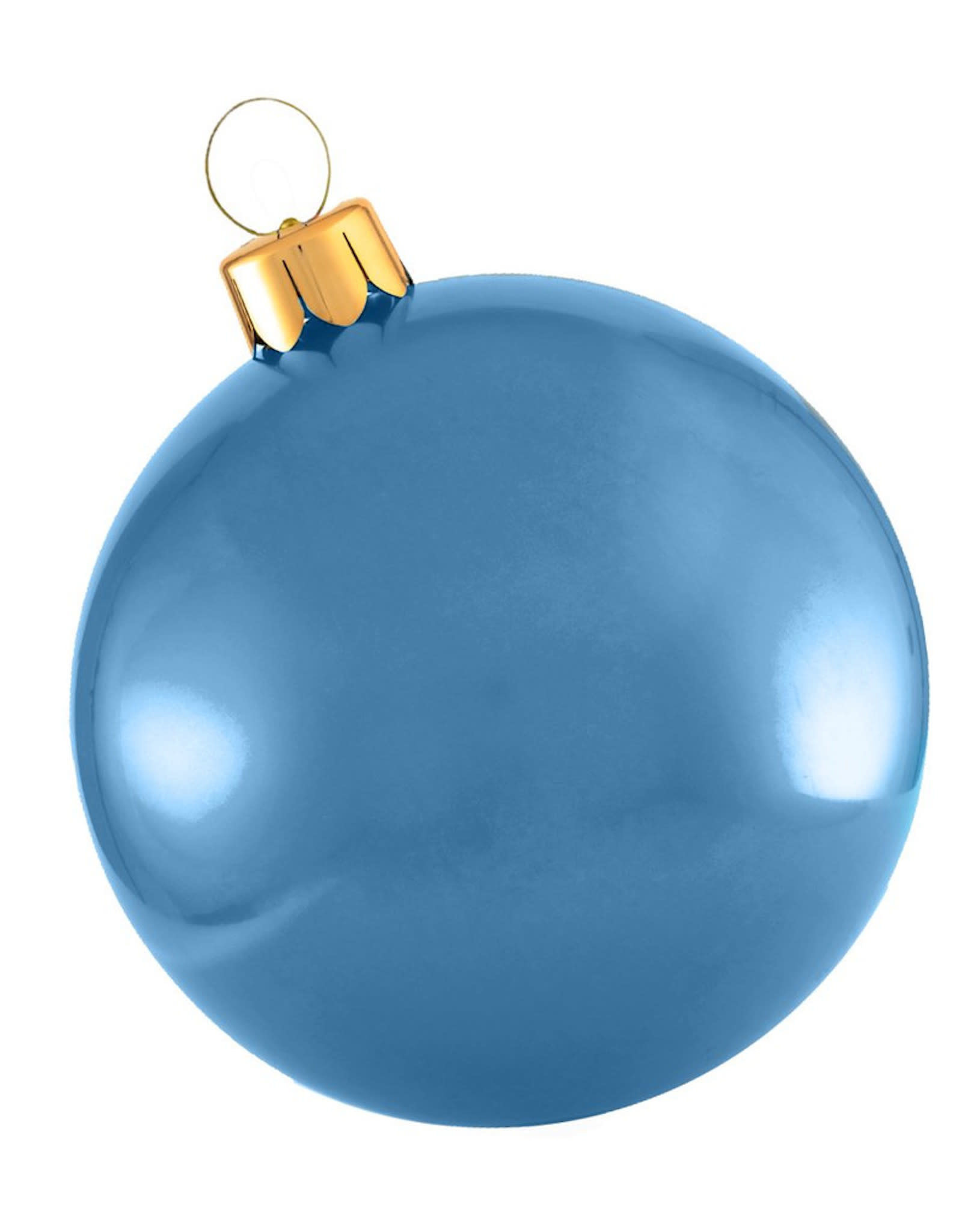 Holiball 18" Frosted Blue Holiball Inflatable Ornament