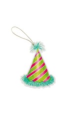 Caspari Ornament Gift Tags 2pk Birthday Hats Off