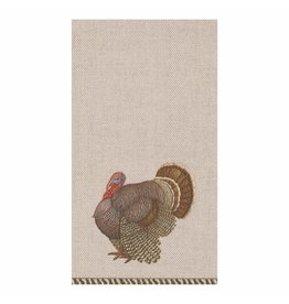Caspari Fall Thanksgiving Paper Guest Towel Napkins 15pk Thomas Turkey