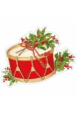 Caspari Ornament Gift Tags 4pk Christmas Concert Music