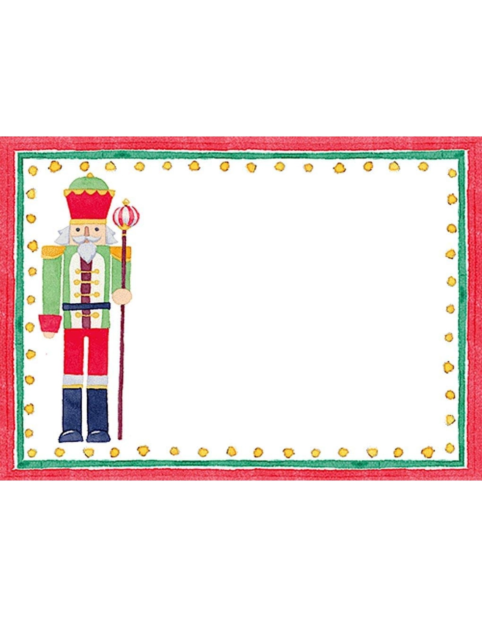 Caspari Name Tags Self Adhesive Labels 12pk March Of The Nutcrackers