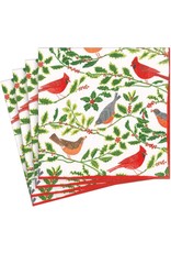 Caspari Christmas Paper Luncheon Napkins 20pk Songbirds And Holly Caspari Christmas Paper Luncheon Napkins 20pk Songbirds And Holly