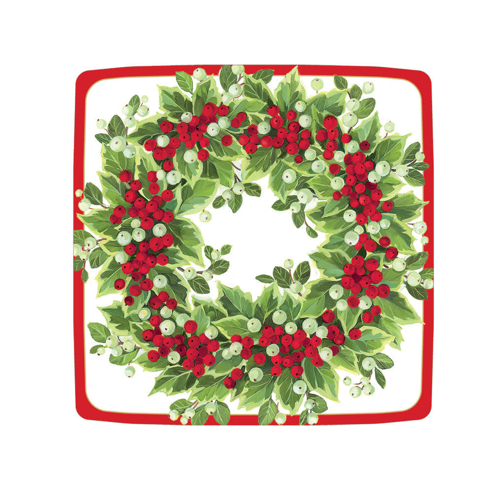 Caspari christmas plates cheap
