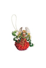 Caspari Ornament Gift Tags 4pk Die-Cut Christmas Angel