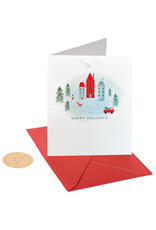 PAPYRUS® Boxed Christmas Cards 20pk Little Village