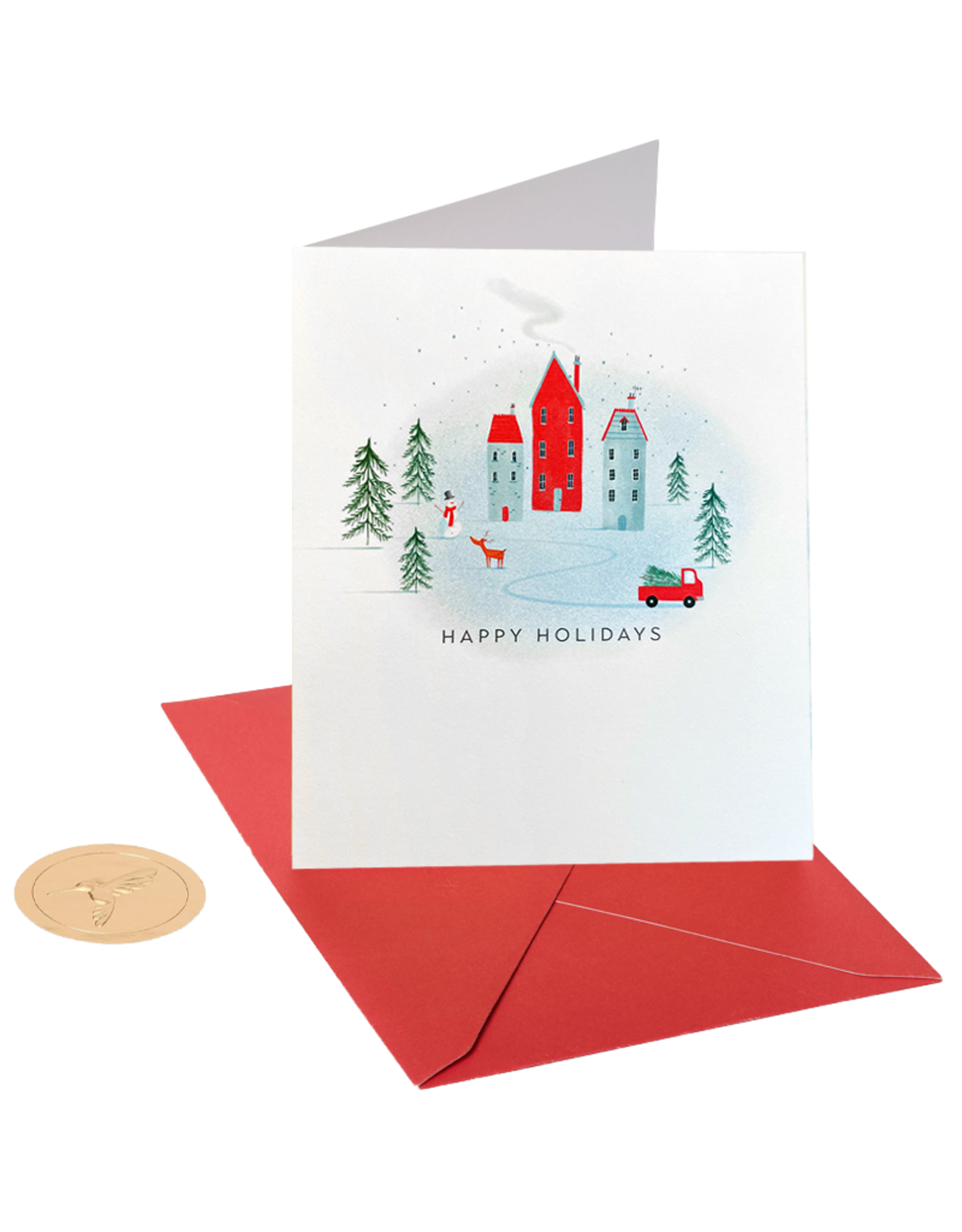 PAPYRUS® Boxed Christmas Cards 20pk Little Village