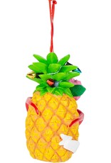 Kurt Adler Pineapple with Sunglasses Tropical Christmas Ornament