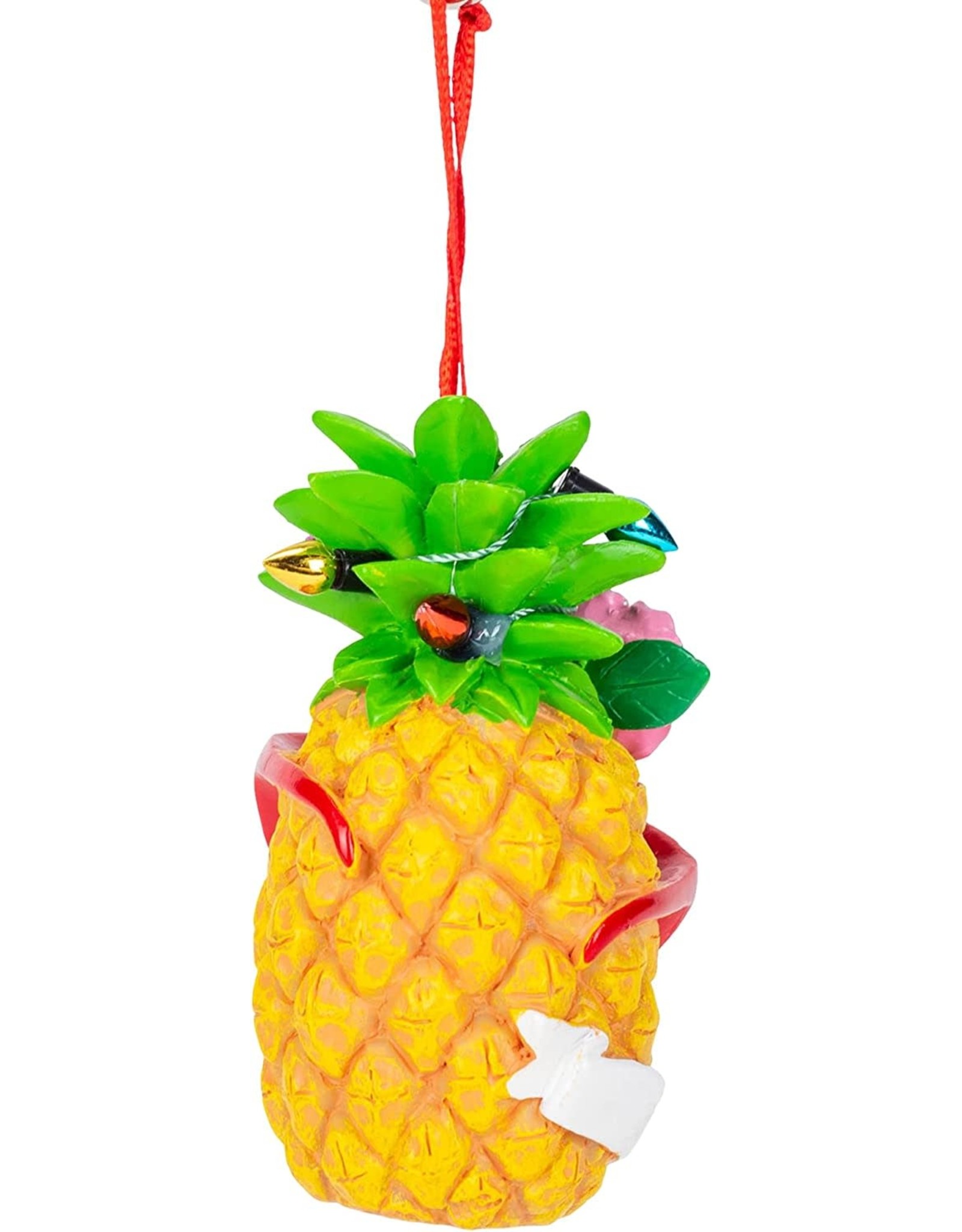 Kurt Adler Pineapple with Sunglasses Tropical Christmas Ornament