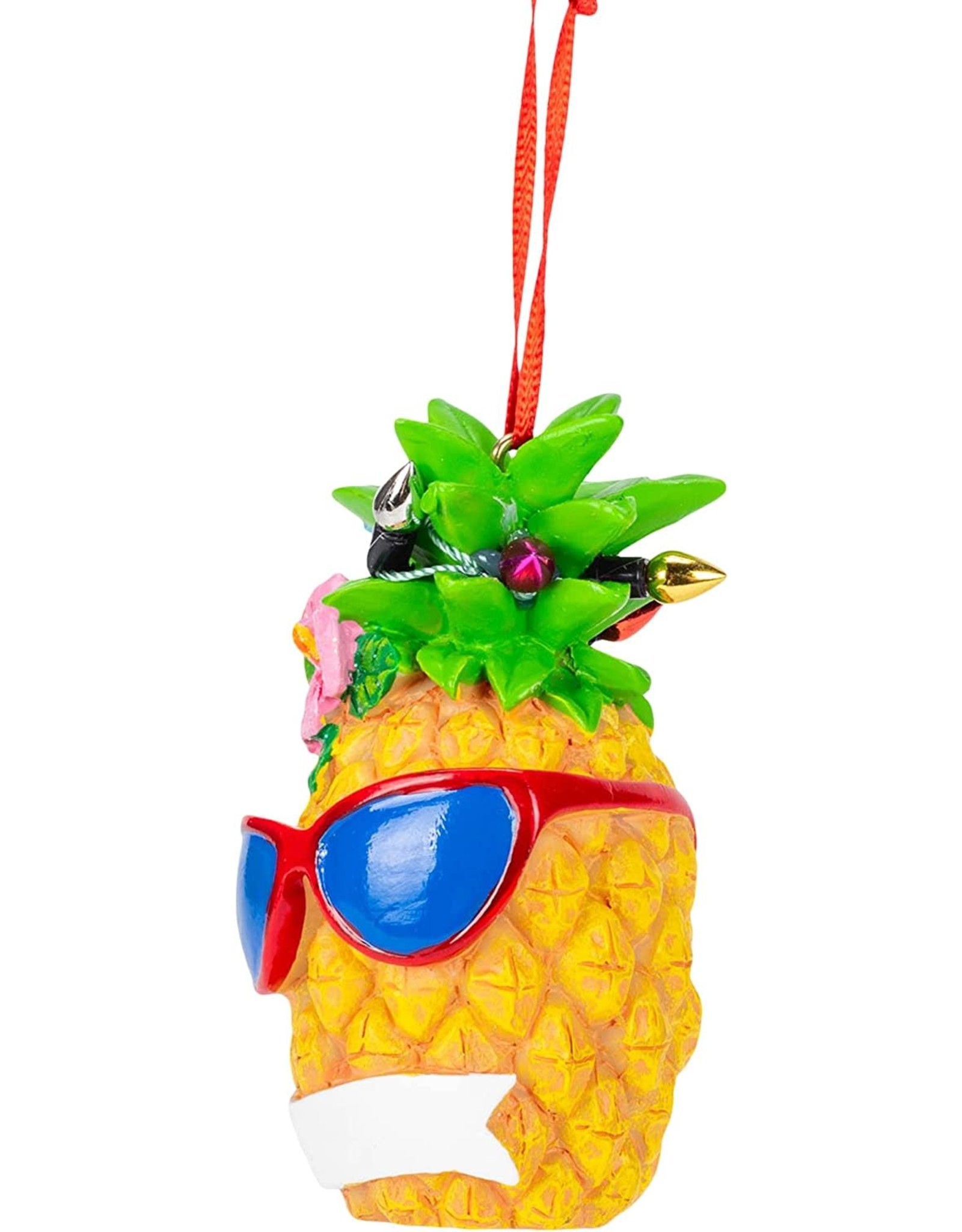 Kurt Adler Pineapple with Sunglasses Tropical Christmas Ornament