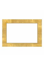Caspari Table Place Cards 10pk Gold Leaf Border Classic Fold