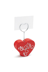 Burton and Burton Red Heart Photo or Place-Card Holder