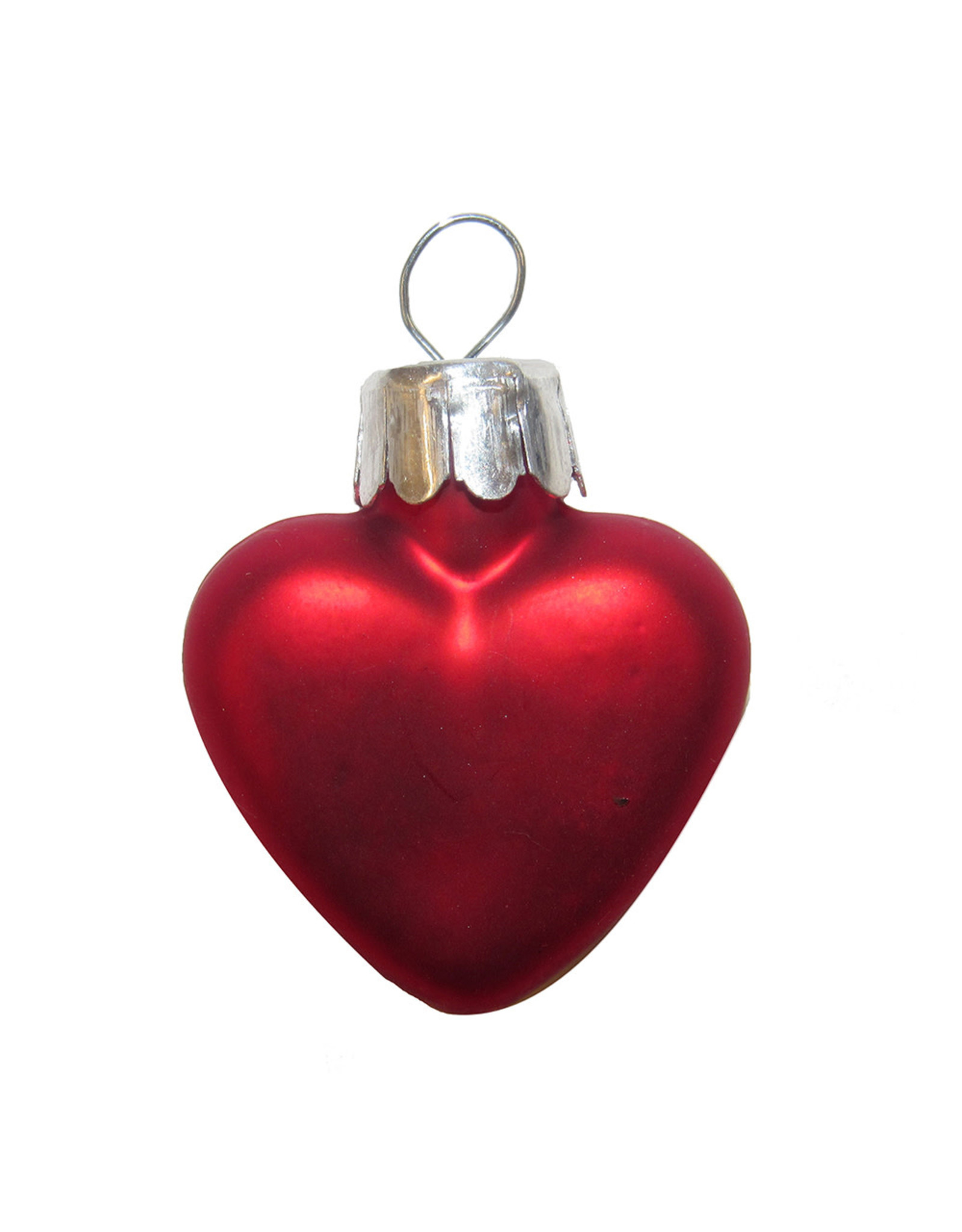 Kurt Adler Mini Red Hearts Ornaments Petite Treasures 20 Pack