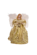 Kurt Adler Gold Angel Treetop 12” Tree Topper LED Battery Operated