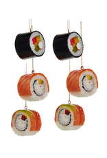 Kurt Adler Box of Sushi Christmas Ornaments Assorted Set of 6