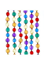 Kurt Adler Multicolor Jeweled Bead Garland 6 FT