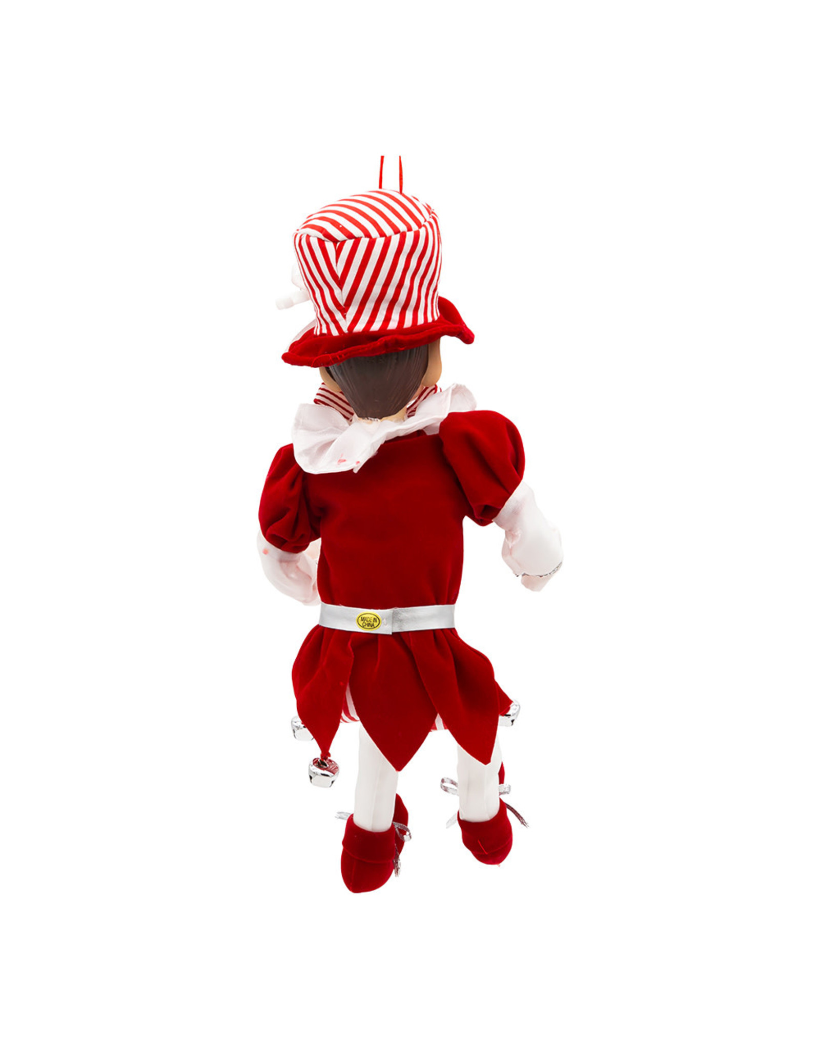 Kurt Adler Elves KSA Kringles Peppermint Elf Ornament 15 Inch