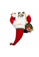 Kurt Adler Santas KSA Kringles Fancy Santa With Stocking 17 Inch