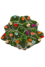 Kurt Adler Ceramic Green Christmas Tree Night Light