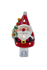 Kurt Adler Santa With Christmas Tree Night Light