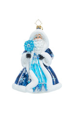 Christopher Radko Winter Dream Santa Christmas Ornament