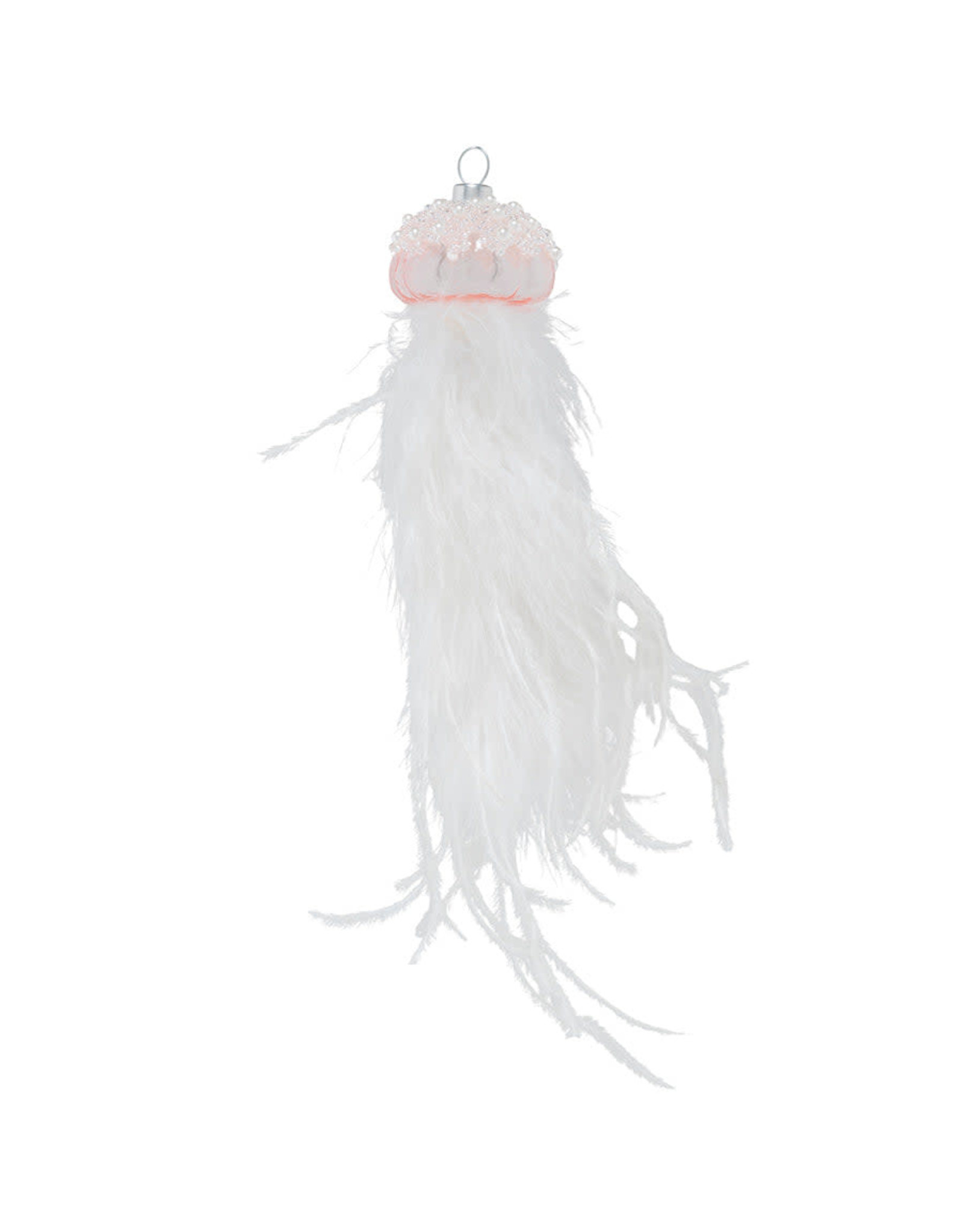 kat + annie Feathered Jellyfish Christmas Ornament