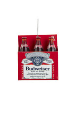 Kurt Adler Budweiser King of Beers 6-Pack Christmas Tree Ornament