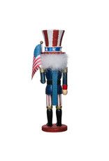 Kurt Adler Uncle Sam Nutcracker Patriotic 15 Inch Hollywood Nutcracker