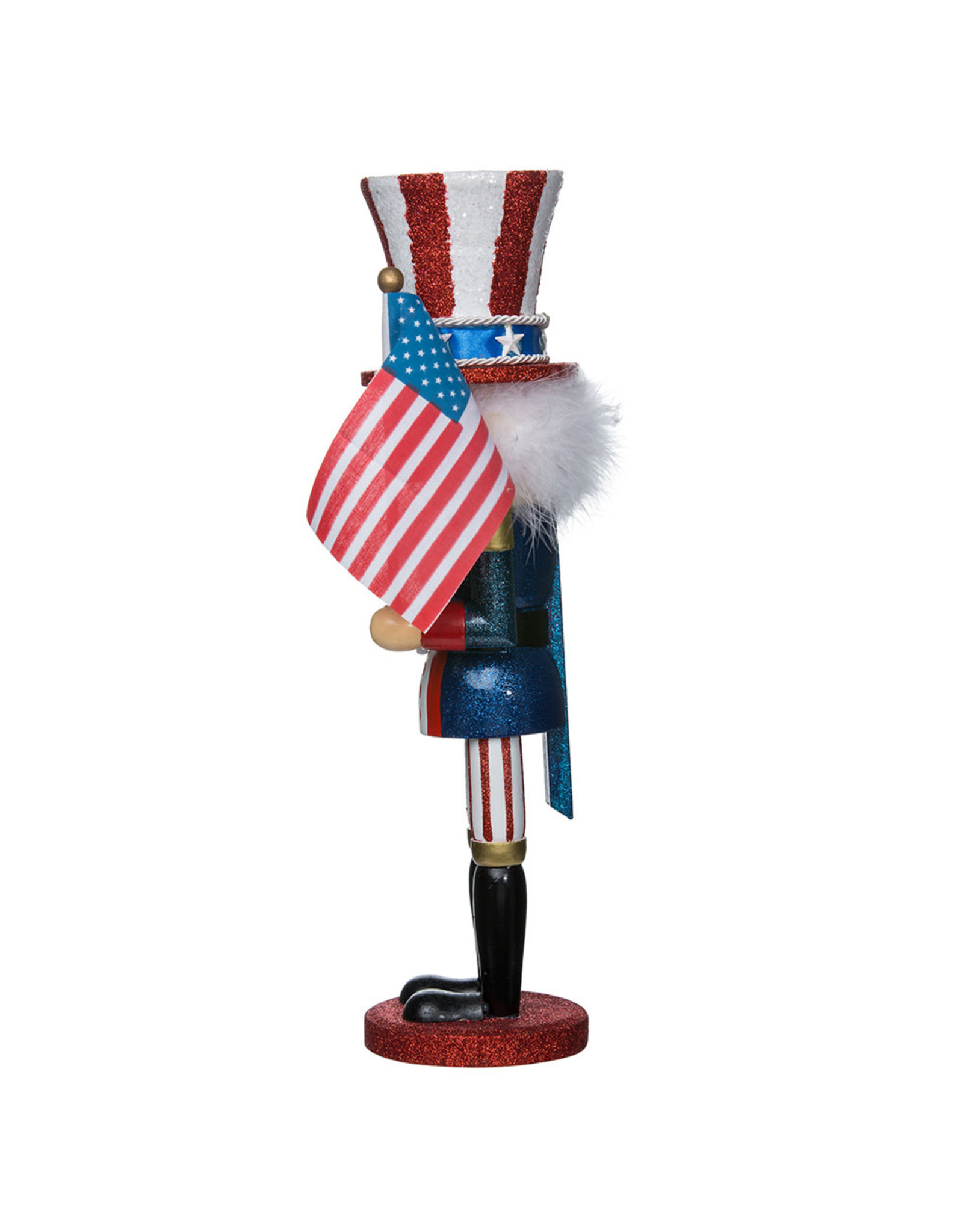 Kurt Adler Uncle Sam Nutcracker Patriotic 15 Inch Hollywood Nutcracker