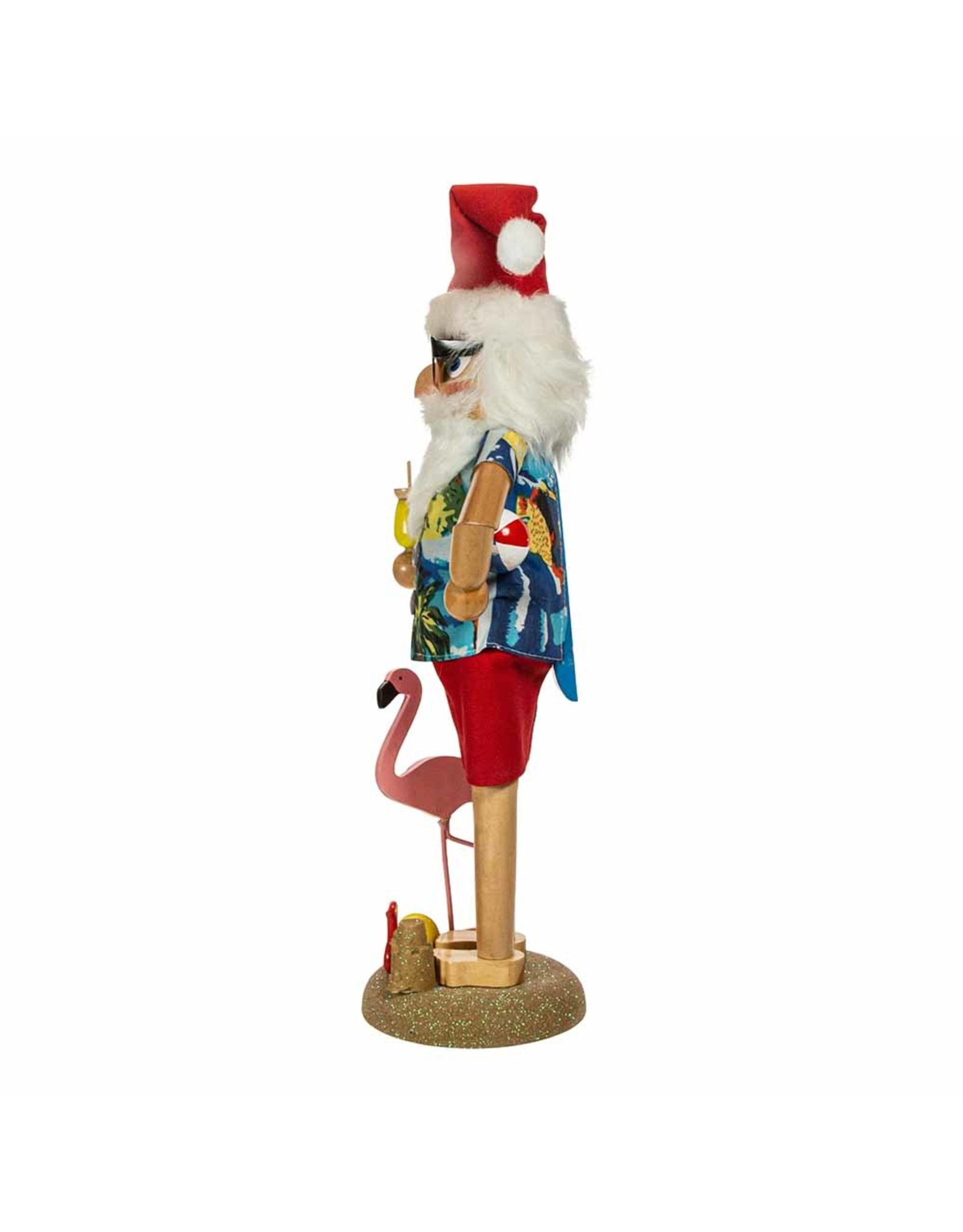 Kurt Adler Beach Santa Nutcracker 15 Inch Coastal Nutcracker