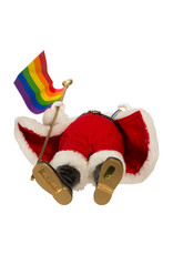 Kurt Adler Fabriche Santas Pride Santa W Rainbow Flag