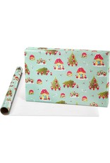 PAPYRUS® Christmas Gift Wrapping Paper 9FT Roll Gnomes