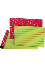 PAPYRUS® Christmas Gift Wrapping Paper 12FT Roll Double-Sided Red Green