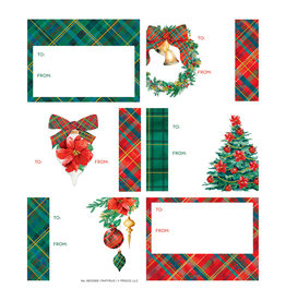 PAPYRUS® Christmas Traditions Adhesive Gift Labels 12 To From Labels
