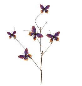 David Christophers Vibrant Wired Butterfly Spray 37" in Plum