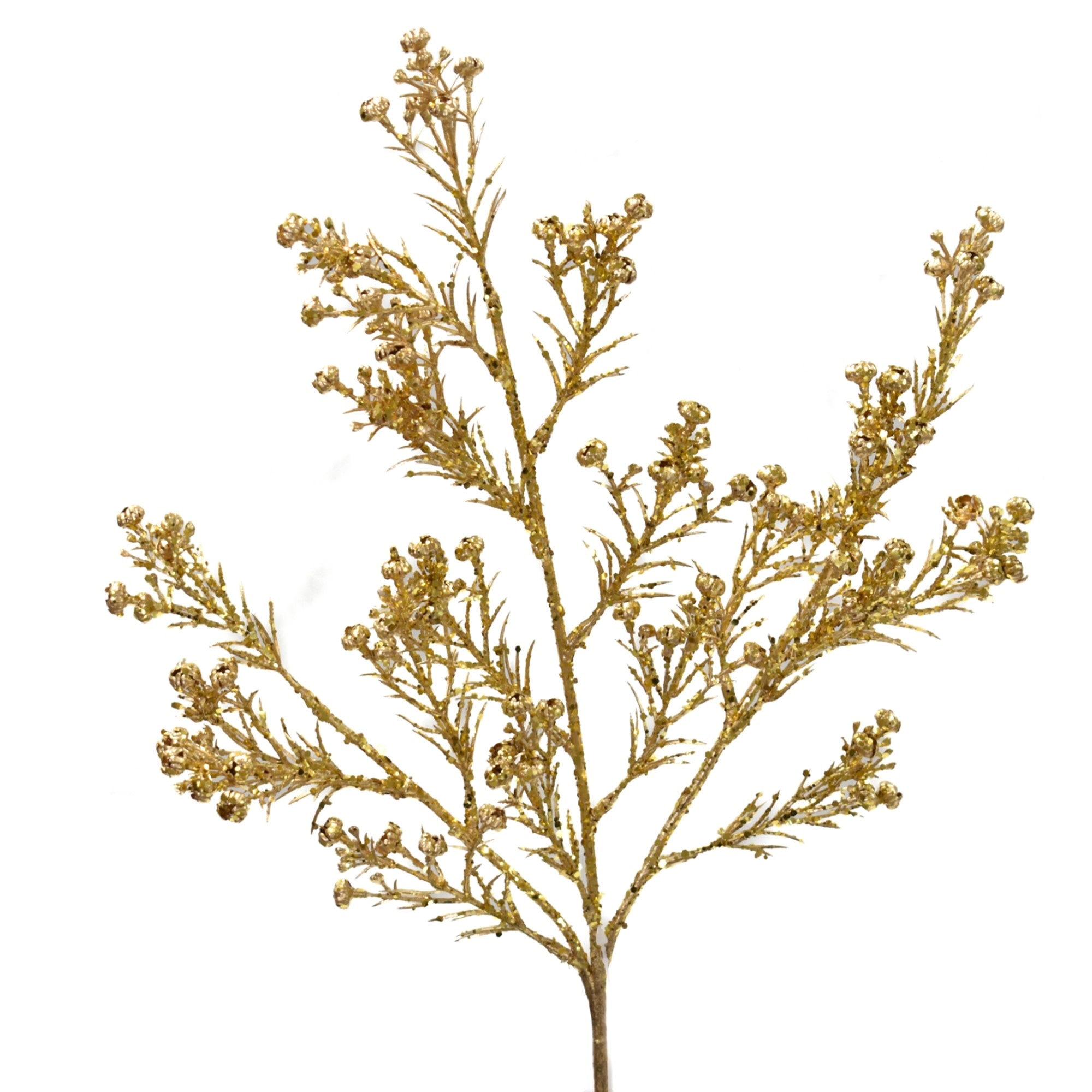 Majestic Metallic Gypsophila Spray 18.5" in Gold Digs N Gifts