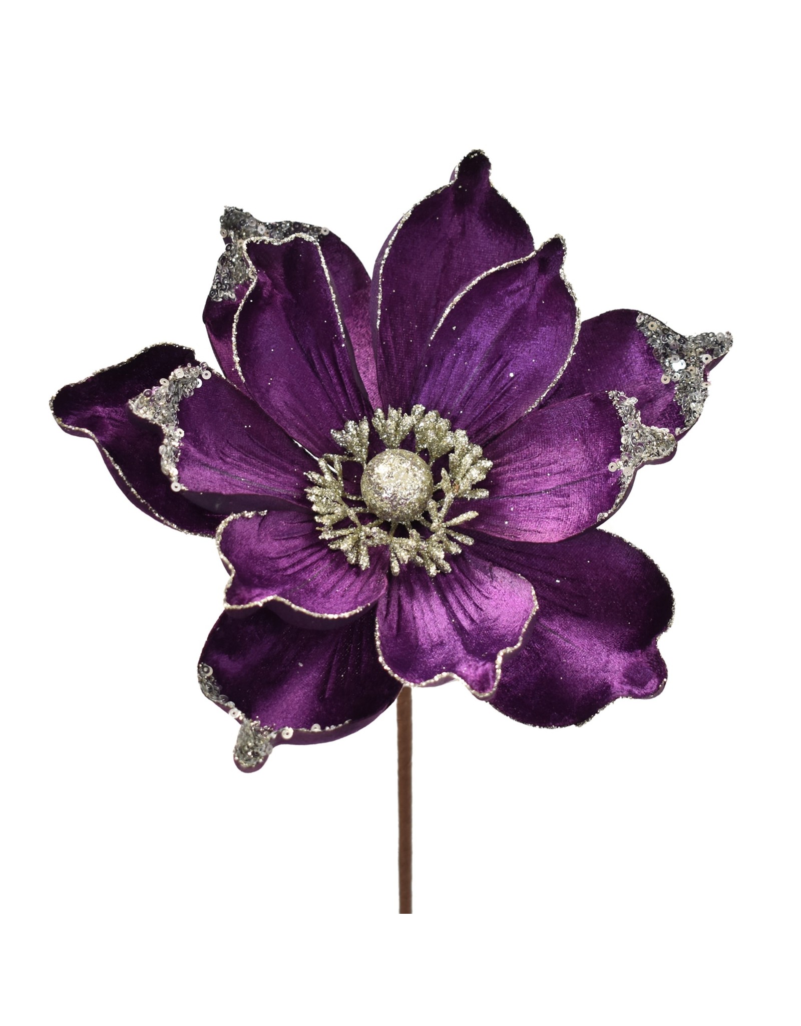 David Christophers Sweet Velvet Sequin Edge Magnolia Purple Platinum