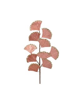 David Christophers Velvet Shimmer Gingko Leaf Spray Rose 26"