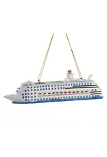 Kurt Adler Cruise Ship Travel Vacation Ornament For Personalization