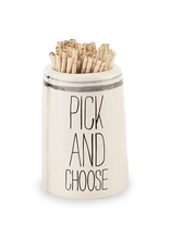 Mud Pie Ceramic Toothpick Holder | Pick And Choose