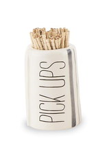 Mud Pie Ceramic Toothpick Holder | Pick Ups