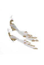 Kurt Adler Feather Peacock W Pearls Clip-On Ornaments 2 Assorted