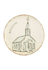 Mud Pie Church Blessings Platter 12.5 Inch