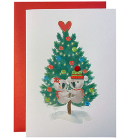 PAPYRUS® Christmas Card Koala Couple In Tree