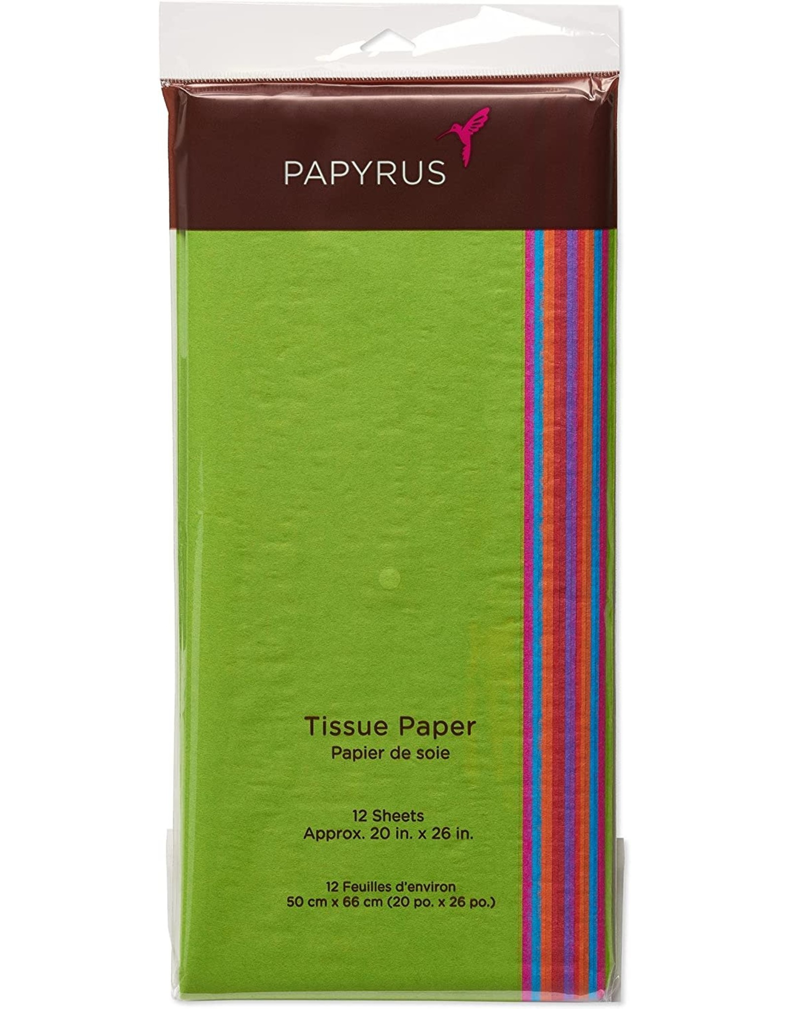 PAPYRUS® Tissue Paper 12 Sheets Bright Multicolor