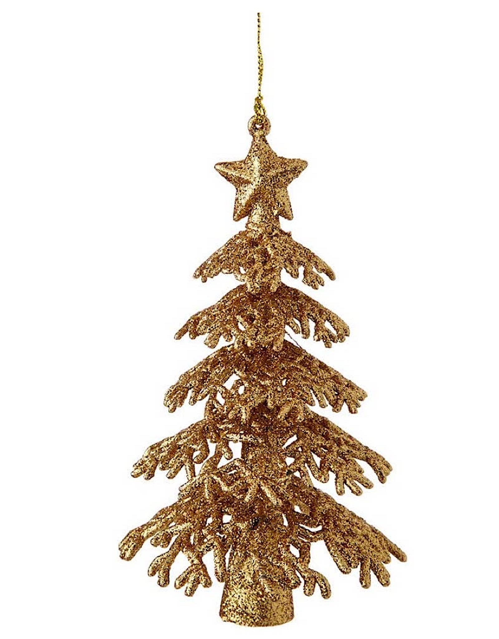Kurt Adler Christmas Ornament Gold Glitter Chistmas Tree Ornament