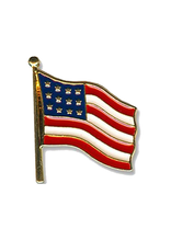 DMM Gifts U.S.A. Flag Tack Pin Made in the USA layered in 18K Enamel Finish
