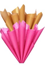 PAPYRUS® Tissue Paper Duo 8 Sheets Pink And Gold Duo